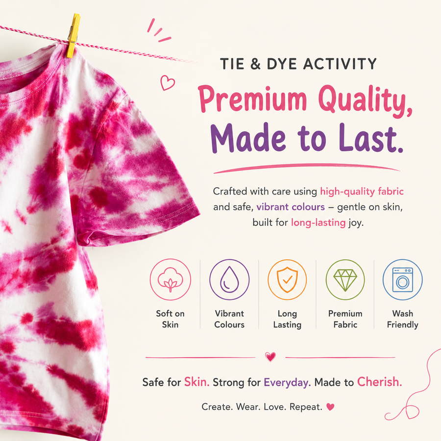 Tie and Dye Tshirt Kit