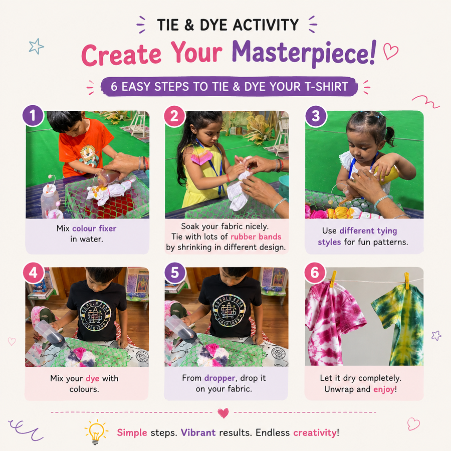 Tie and Dye Tshirt Kit