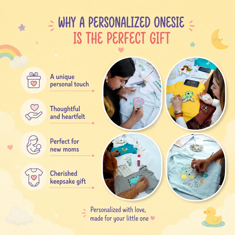 Newborn Onesie Hand Paint Kit