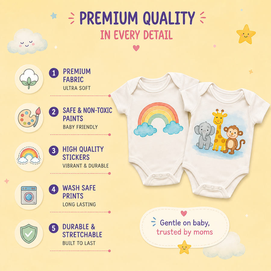 Newborn Onesie Hand Paint Kit