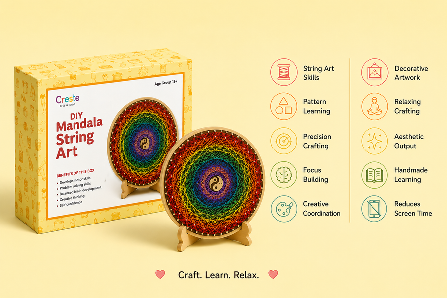 Mandala String Art Kit