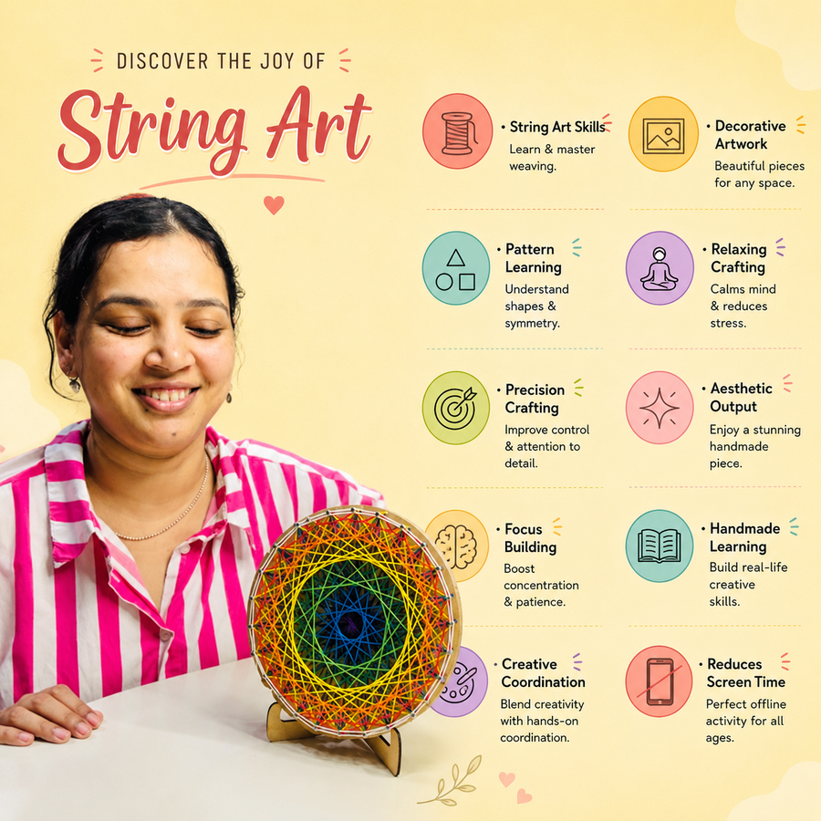 Mandala String Art Kit