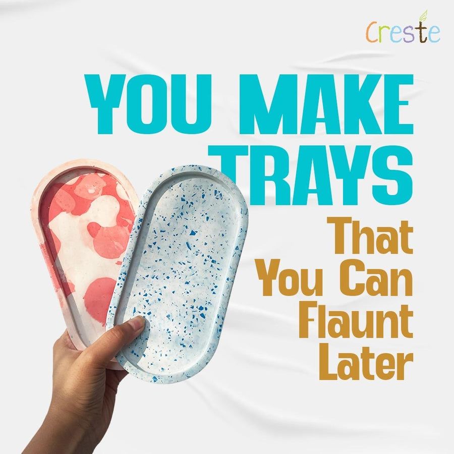Terrazzo Tray Making Kit – DIY kit for kids by Creste