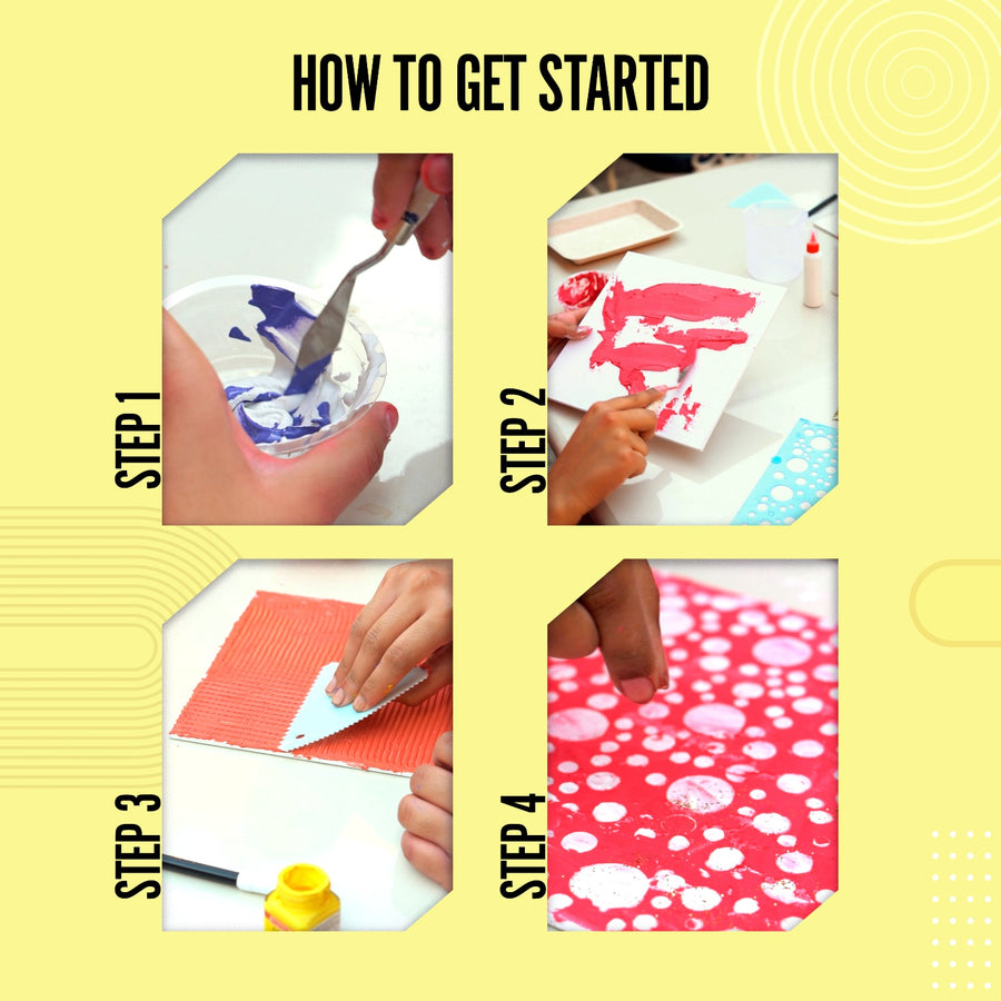 DIY Party Box Kit | Texture Art Theme