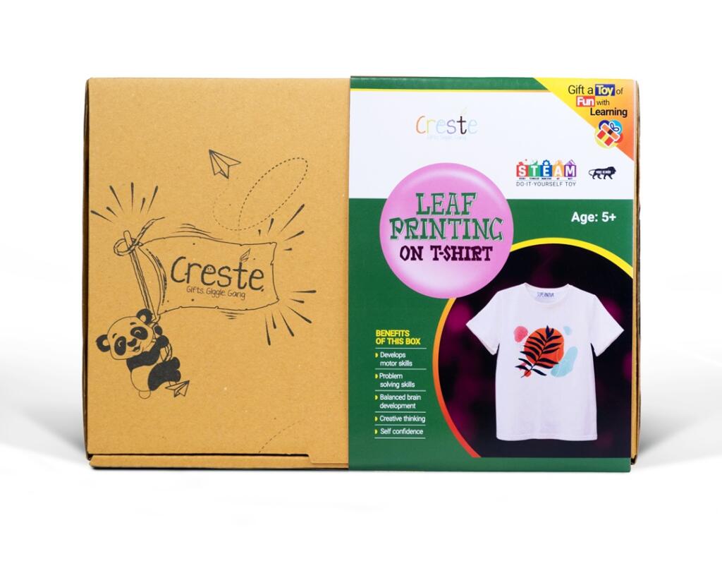 Creste leaf printing front image